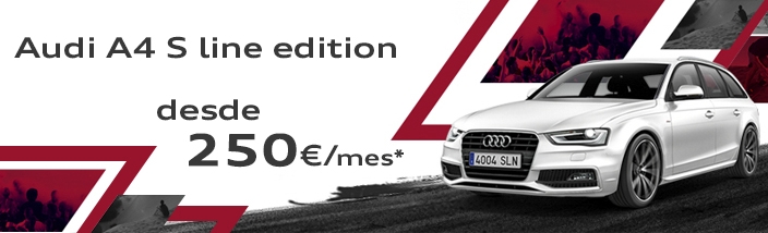 Audi A4 S line edition a un precio excepcional.