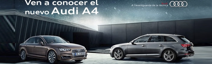 Te esperamos el próximo jueves 3 de Diciembre, en nuestro Concesionario Oficial Audi Catalunya Wagen para descubrir el nuevo Audi A4