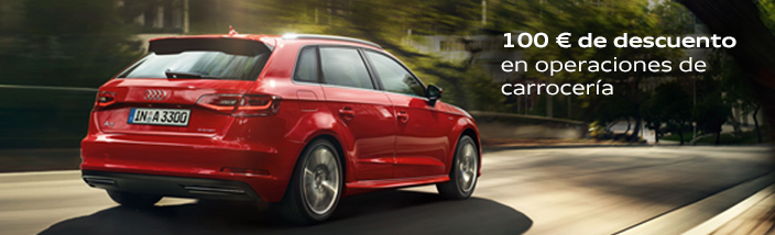 Descuento en operaciones de Carrocería Audi en Barcelona