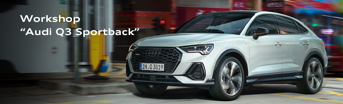 Workshop Q3 Sportback, jueves 30 de enero en Barcelona